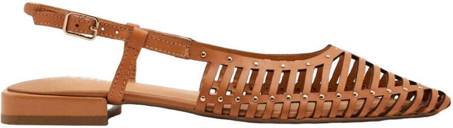 Gioseppo Jericho leren slingback loafers cognac