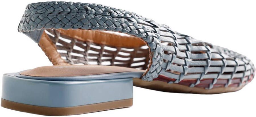 Gioseppo Magarini leren slingback loafers blauw - Foto 3