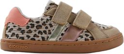 Gioseppo sneakers met panterprint beige Meisjes Textiel Panterprint