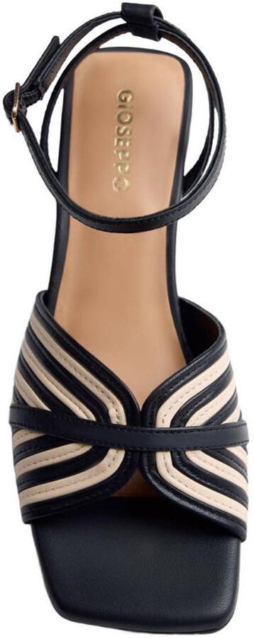 Gioseppo Thornton leren sandalettes zwart beige - Foto 3