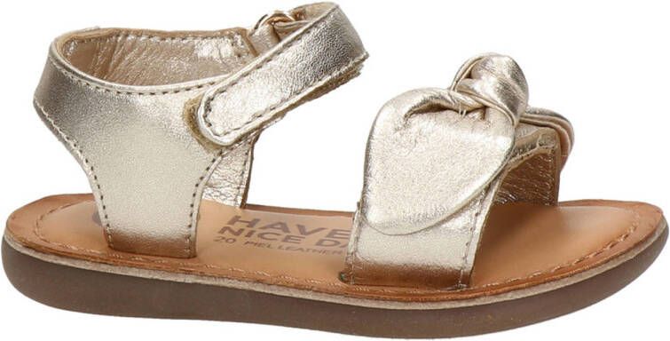 Gioseppo leren sandalen goud