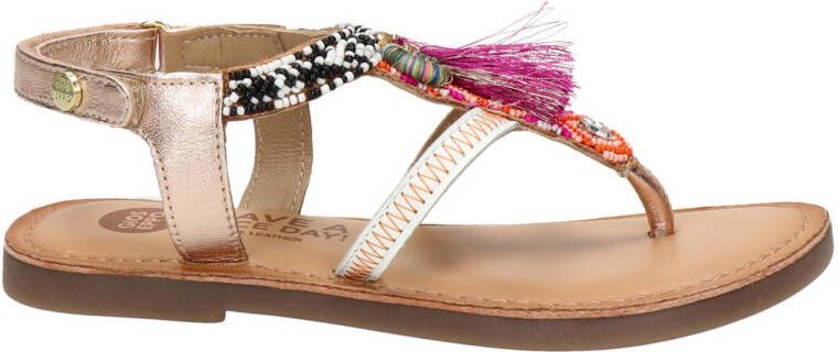 Gioseppo leren sandalen multi