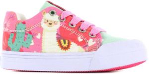 Go Bananas Sneakers | | Pink Green | Canvas | Go Banana's