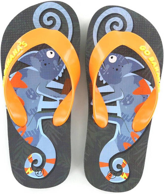 Go Banana's Flipflops Jongens Chameleon Print | Go Banana'