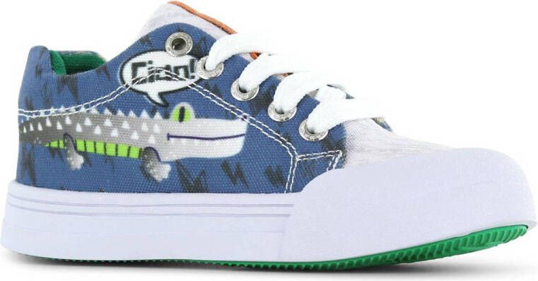 Go Banana's Croco sneakers blauw