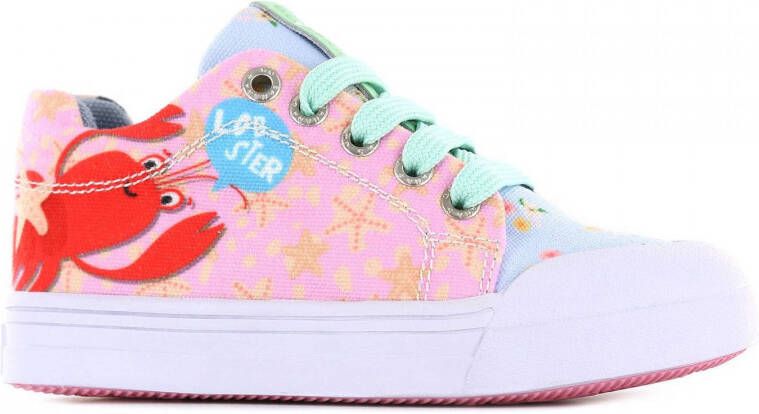 Go Banana's Lobster sneakers lichtroze multi