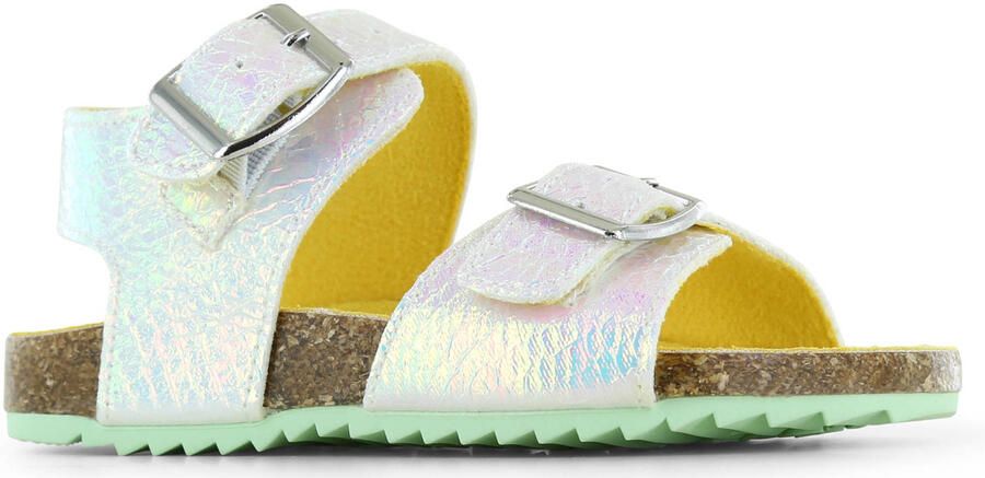 Go Banana's Sandaal Pearls Sandalen Kind Meisjes Silver Pearl Microleer