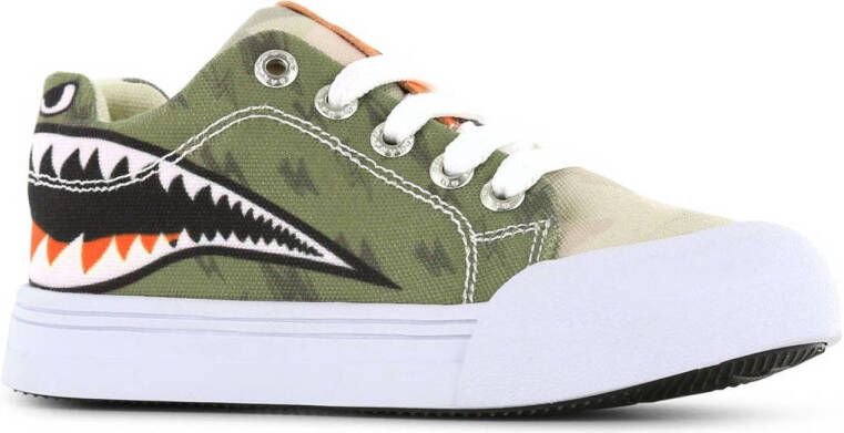 Go Banana's Shark sneakers kaki