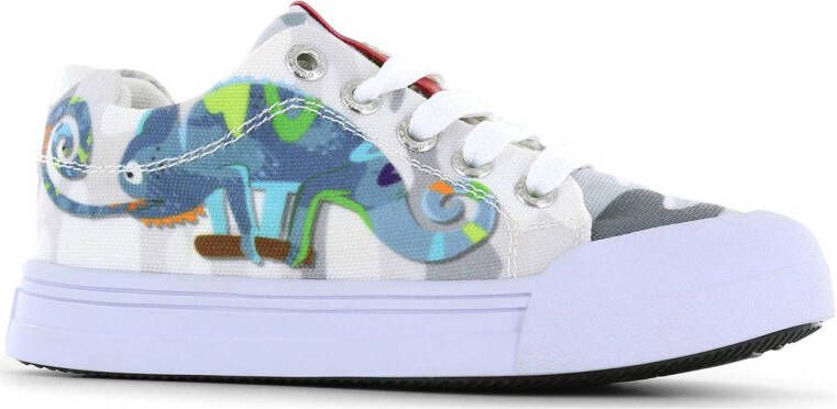 Go Banana's sneakers grijs blauw Jongens Textiel All over print 23