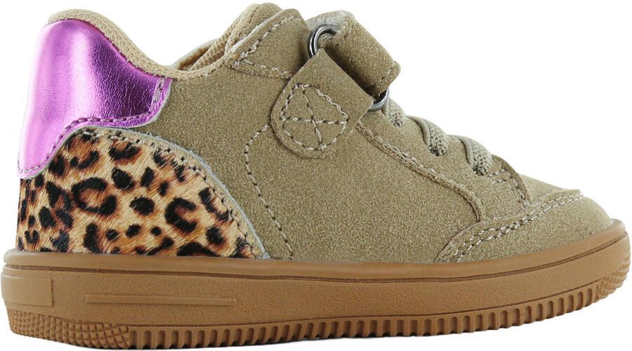 Go Banana's sneakers met panterprint kaki roze beige - Foto 2
