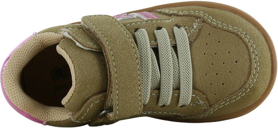 Go Banana's sneakers met panterprint kaki roze beige Groen Meisjes Textiel - Foto 2