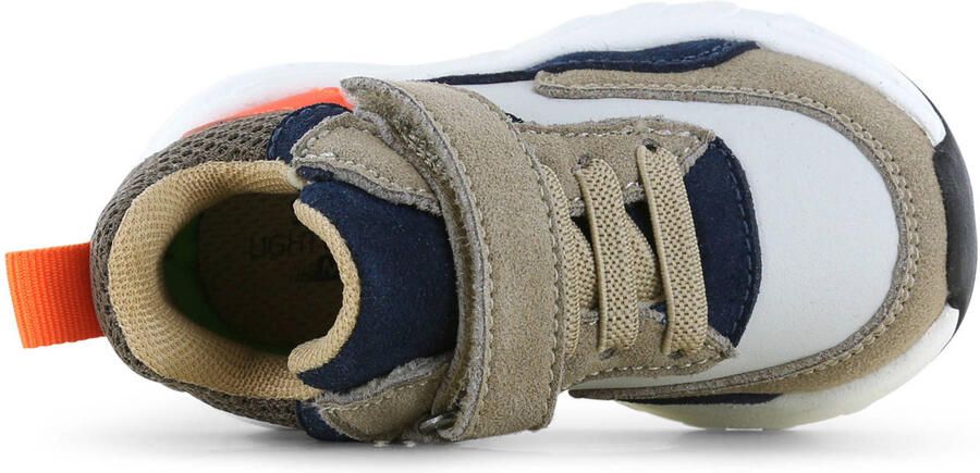 Go Banana's sneakers taupe blauw oranje - Foto 3