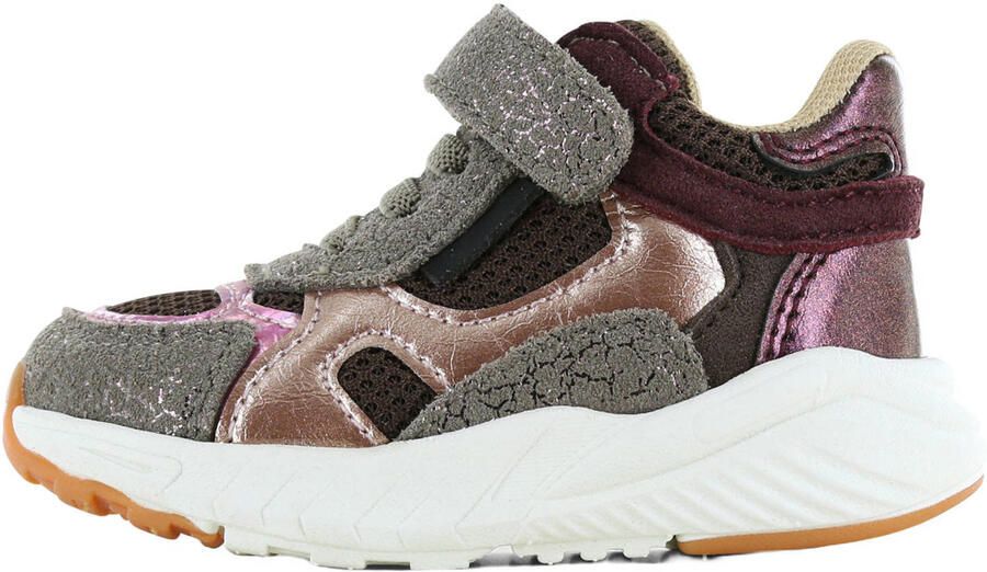 Go Banana's sneakers taupe bruin roze