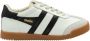 Gola Elan leren sneakers wit zwart - Thumbnail 1
