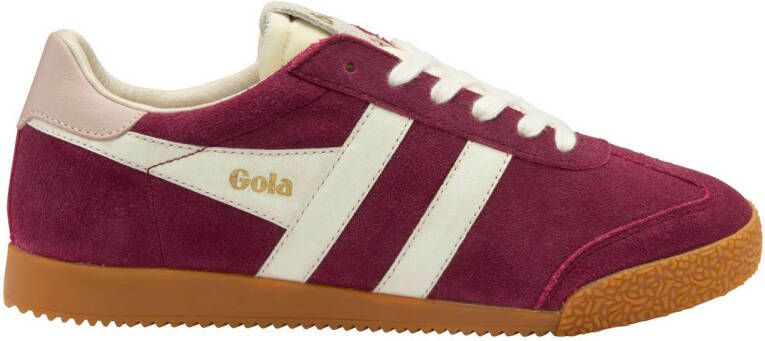 Gola Elan suède sneakers donkerroze
