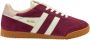 Gola Elan suède sneakers donkerroze - Thumbnail 1