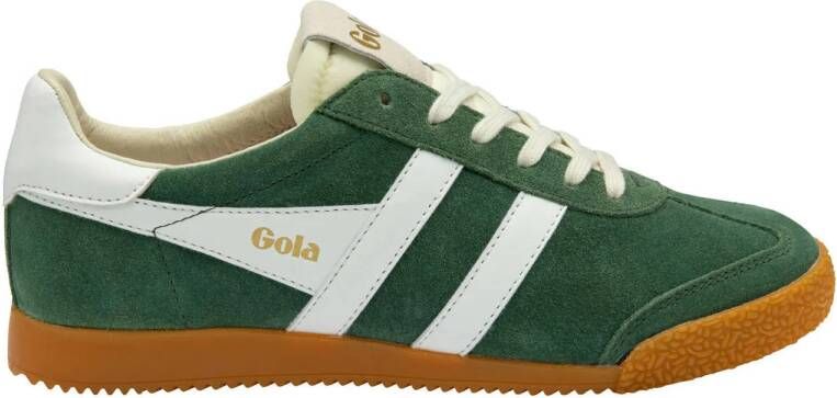 Gola Elan suède sneakers groen wit