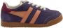 Gola Elan suède sneakers paars zalm - Thumbnail 1