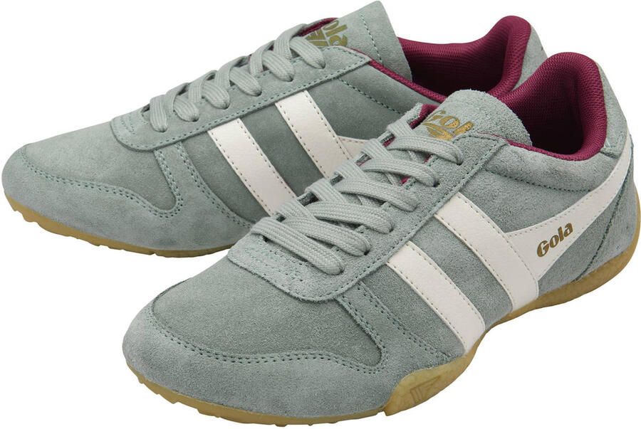 Gola Chase suède sneakers lichtgroen - Foto 2