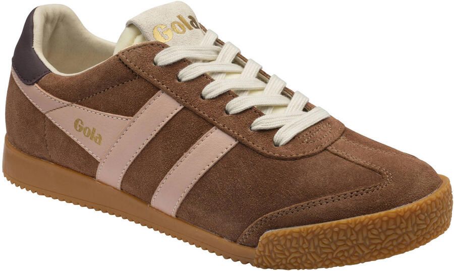 Gola Elan leren sneakers oudroze - Foto 3