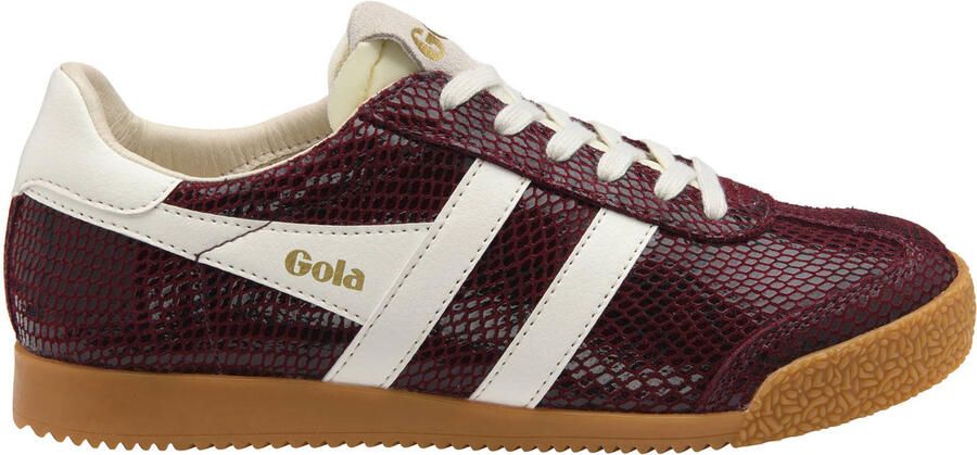 Gola Elan Serpent imitatieleren sneakers bordeaux