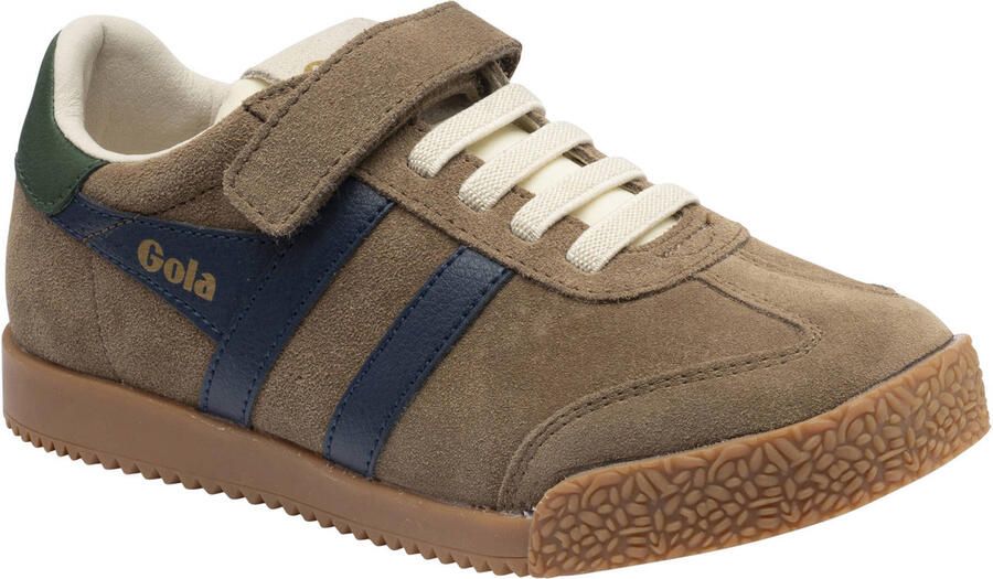 Gola Elan suède sneakers kaki donkerblauw donkergroen - Foto 2