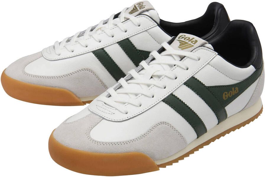 Gola Europa leren sneakers wit donkergroen - Foto 2
