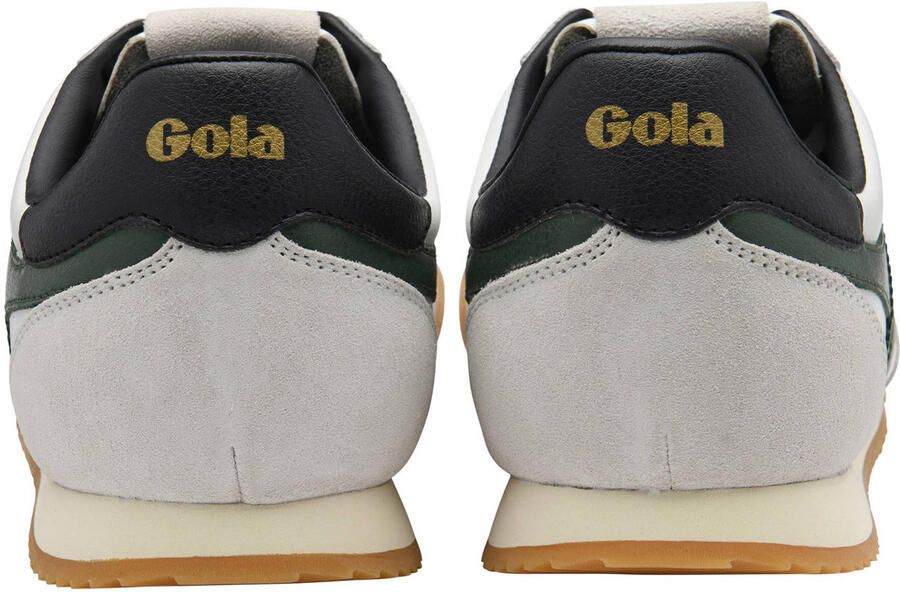 Gola Europa leren sneakers wit donkergroen - Foto 3