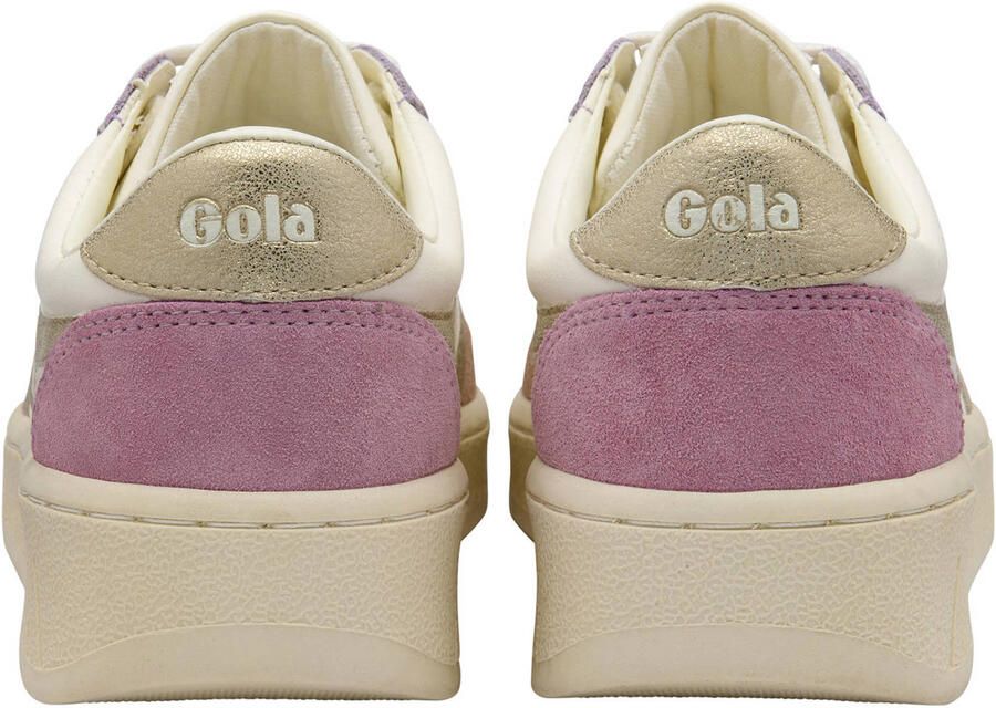 Gola Grandslam Quadrant leren sneakers wit goud - Foto 3