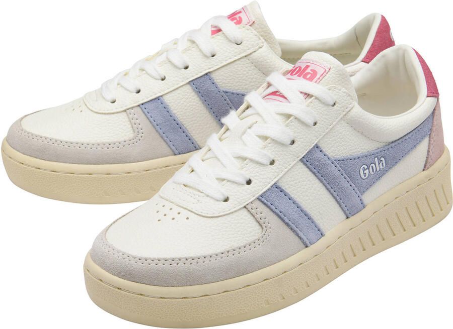 Gola Grandslam Trident leren sneakers wit lichtblauw - Foto 2