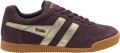 Gola Harrier Mirror suède sneakers donkerbruin goud - Bruin