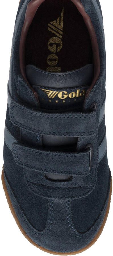 Gola Harrier Strap leren suède sneakers donkerblauw blauw - Foto 3
