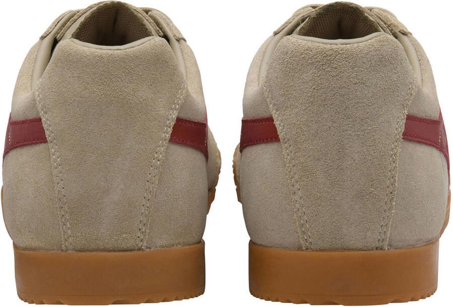 Gola Harrier suède sneakers beige rood - Foto 2