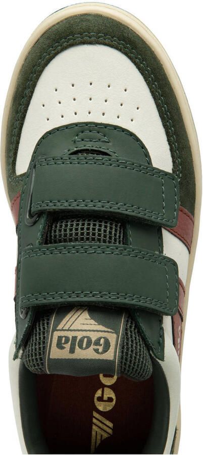 Gola Hawk Strap leren sneakers ecru blauw bruin - Foto 3