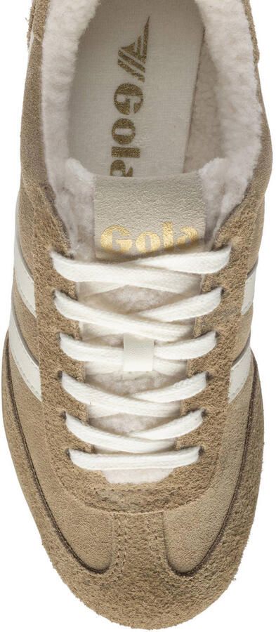 Gola Sprinter Summit leren sneakers lichtbruin wit - Foto 3