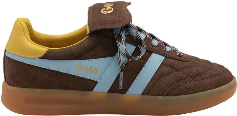 Gola Stadia '86 suède sneakers donkerbruin