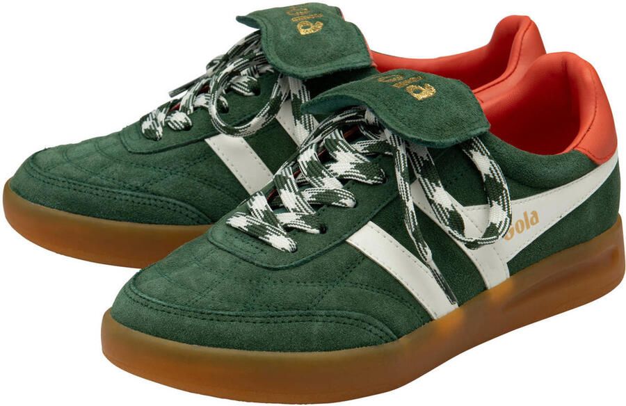Gola Stadia '86 suède sneakers donkergroen