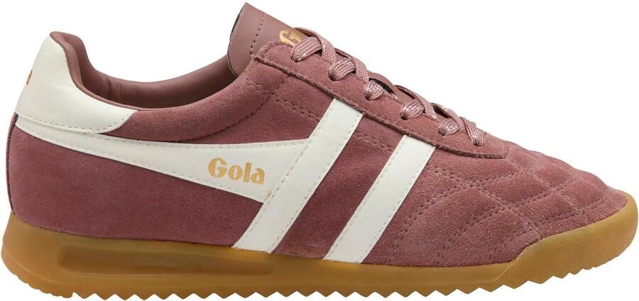 Gola Stadium leren suède sneakers oudroze
