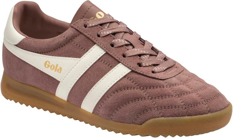 Gola Stadium leren suède sneakers oudroze - Foto 3
