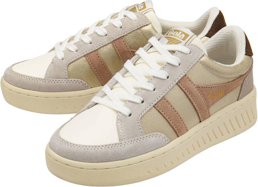 Gola Superslam blaze leren sneakers goud camel - Foto 2