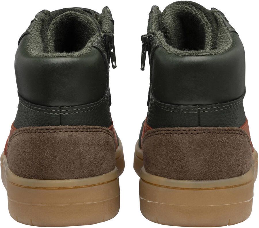 Gola Talon imitatieleren sneakers donkergroen oranje - Foto 2