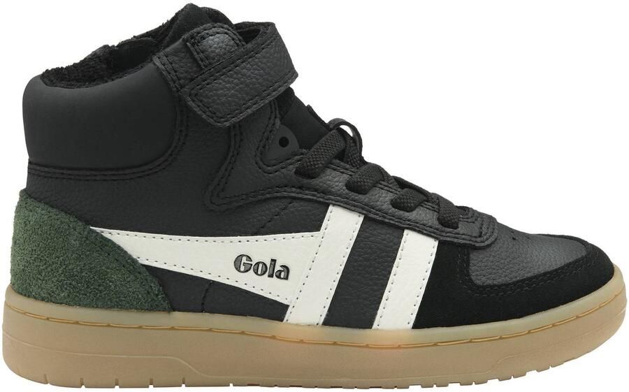 Gola Talon imitatieleren sneakers zwart