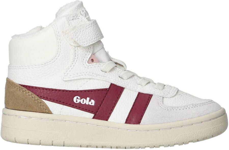 Gola Talon leren sneakers wit roze