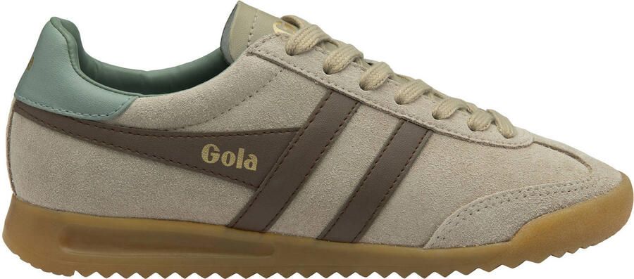 Gola Torpedo suède sneakers beige groen
