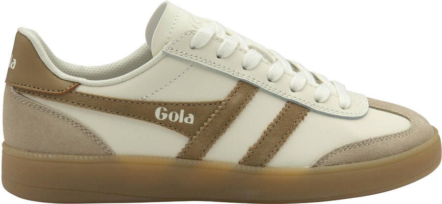 Gola Viper Leather Off White Caramel Lederen Sneaker