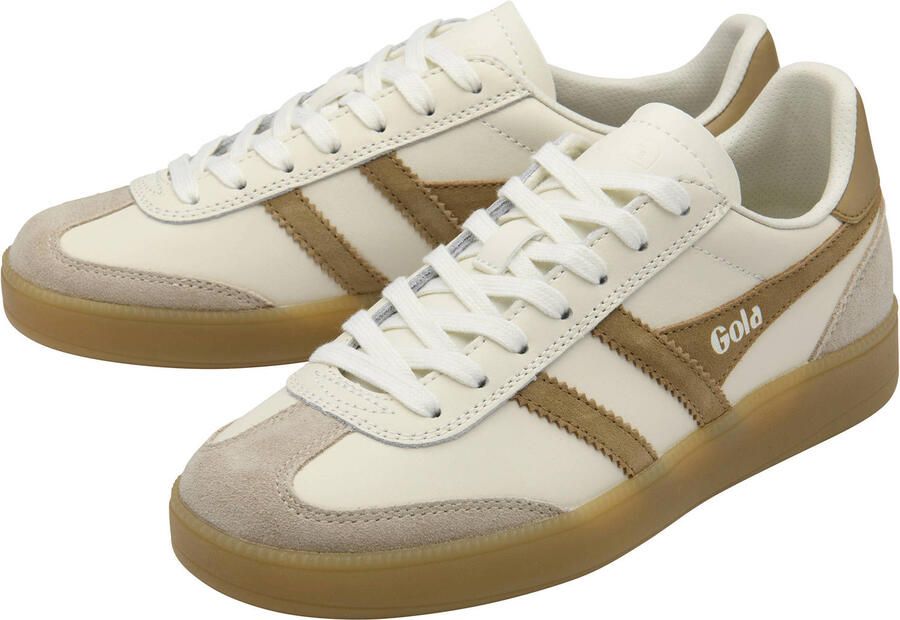 Gola Viper Leather Off White Caramel Lederen Sneaker - Foto 2