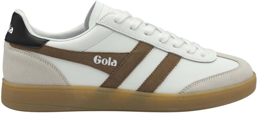 Gola Viper leren sneakers wit camel