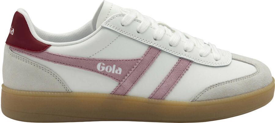 Gola Viper leren sneakers wit roze