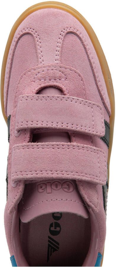 Gola Viper Strap suède sneakers lichtroze - Foto 3