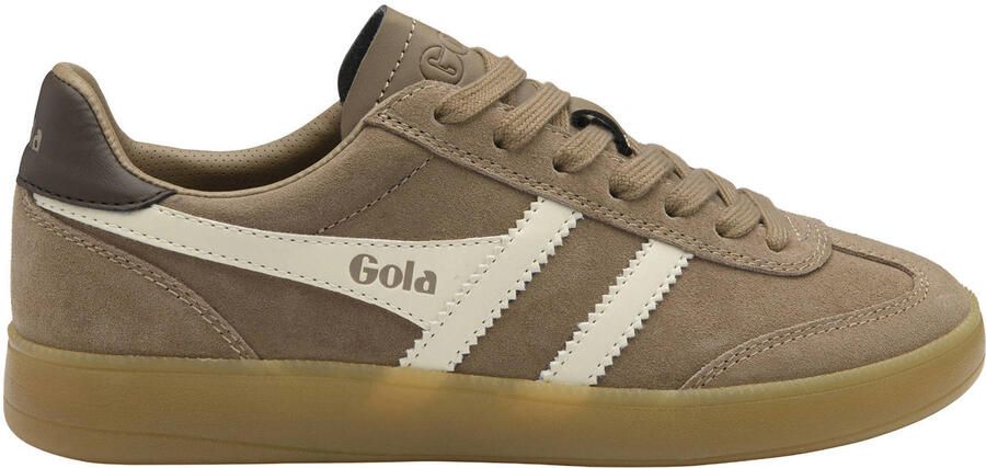 Gola Viper suède sneakers bruin ecru